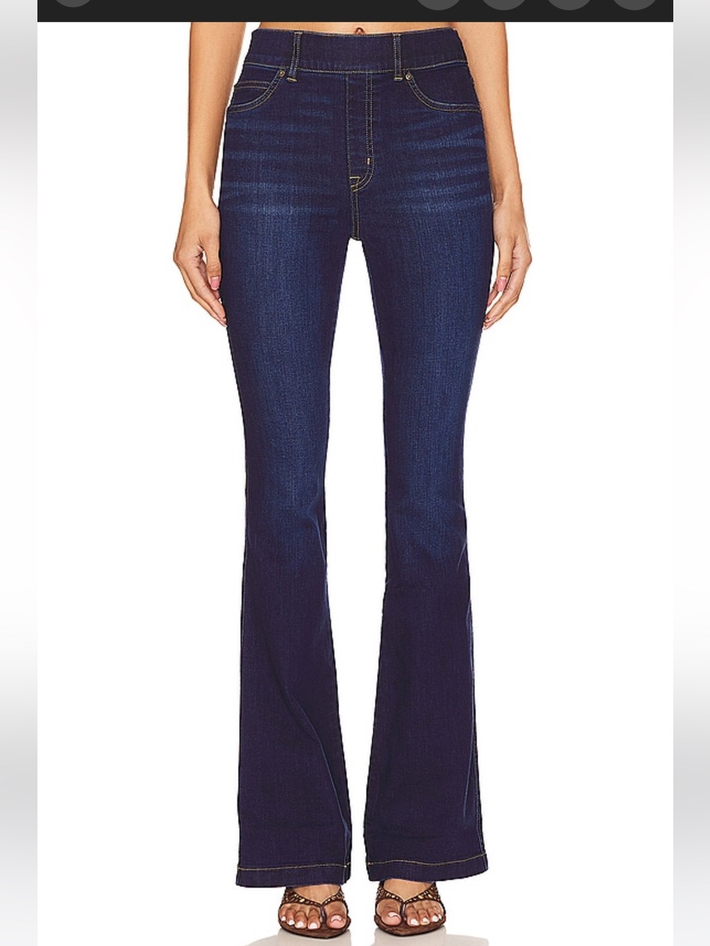 NWT SPANX midnight shade Flare Jeans small / 33 inch inseam